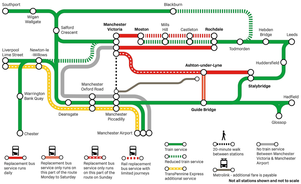 Map of LIRR Stops